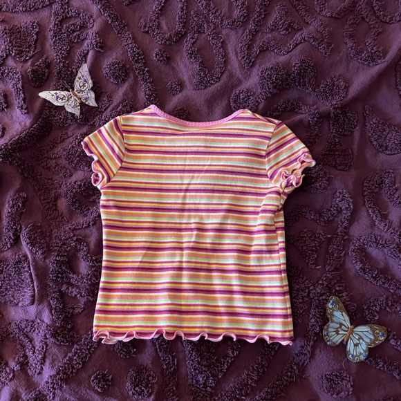 girls stripe y2k crop top💕 - Picture 3 of 3